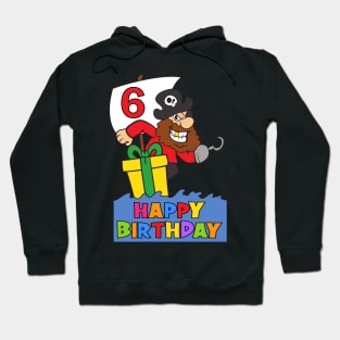 6th Birthday Party 6 Year Old Six Years Hoodie